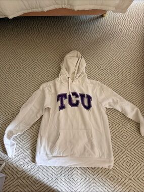 TCU League Cream Hoodie - Medium